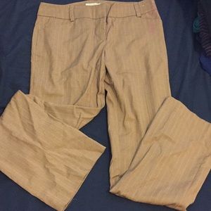New York & Co. tan work pants.